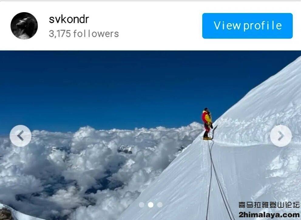 罗斯登山者首攀海拔8163米峰鲜少有人尝试西南壁的替换线路开元棋牌app尼泊尔]2025年年度十大探险活动2 - 俄(图12)